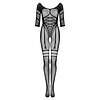 Catsuit Obsessive G329 Negru XL-2XL