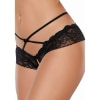 Chilot Allure Open Panty Lace Band Criss Cross Negru S-L