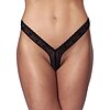Chilot Amorable Mini Slip Negru S-L