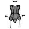 Corset Cottelli Collection Avery Negru L