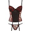 Corset Cottelli Collection Corsage Set Negru L