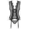 Corset Obsessive Meshlove Negru L-XL