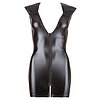 Costum Latex Dama Wetlook With Zip Negru S