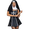 Costum Leg Avenue Naughty Nun Negru S