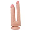 Dildo Dublu Cu Ventuză Skinlike Soft
