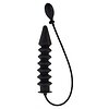 Plug Anal Gonflabil Hidden Desire — Striații Negru 28cm