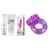 Set Complet Plăcere: Kit Vibrant, Lubrifiant și Igienă