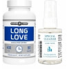 Pachet Pastile Ejaculare Precoce Long Love 90 capsule + Special Cleaner Love Toys 50ml