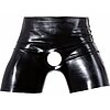 Pantaloni Latex Cu Gaura Negru XL