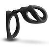 Renegade Boost Black Inel Penis Din silicon Negru
