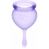 Satisfyer Feel Good Menstrual Cup Set Lila