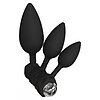 Set Anal Training Plugs Vibe Negru