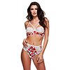 Set Baci White Floral And Lace Alb S-M