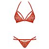 Set Obsessive 838-SET Roșu S-M