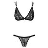 Set Obsessive 854-SET Negru S-M