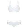 Set Obsessive 860-SET Alb L-XL