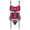 Set Obsessive 861-SEG Fuchsia S-M