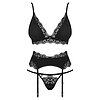 Set Obsessive Arisha Negru L-XL