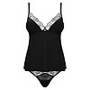 Set Obsessive Bella Rou Top Negru XS-S
