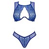 Set Obsessive Giselia Albastru XS-S