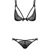 Set Obsessive Intensa Negru L-XL