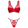 Set Obsessive Lonesia Rosu L-XL