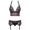 Set Obsessive Rossita Negru S-M