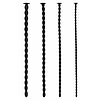 Silicone Spiral Plug Set Advanced Urethral Sounding Negru