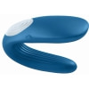 Vibrator Satisfyer Cuplu Partner Whale Albastru