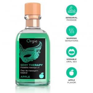 Set Masaj Senzual ORGIE Sexy Therapy 100 ml Aromă Mere Thumb 1