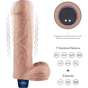 Lovetoy Real Softee 9'' (23 cm) – 10 Moduri, Reîncărcabil Thumb 5