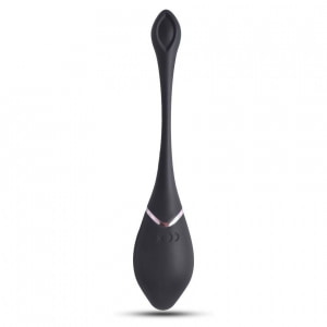 Oul Vibrant Toyz4lovers Reîncărcabil cu Telecomandă Wireless Negru Thumb 1