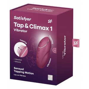 Satisfyer Tap Climax 1 Roșu 11 Vibrații + 11 Tapping Thumb 6