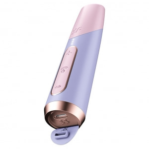 Satisfyer Bold Kiss Stimulator Clitoridian cu 30 de programe Mov Thumb 3