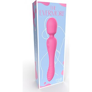 Evermore 2 în 1 Massager ToyJoy 17 Moduri Roz 22.5 cm Thumb 5