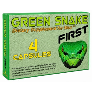 Supliment Potență Green Snake First cu Ginseng 4 capsule