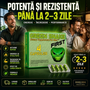 4 Pastile Green Snake Potență Și Rezistență 2–3 Zile Thumb 1