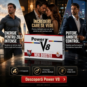 Pastile Power V8 pentru Erecție și Potență 4 buc