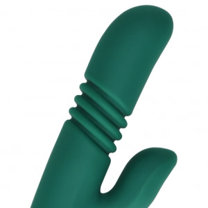 Loveline Rabbit: Penetrare Ritmică, Încălzire 42°C Verde Thumb 4