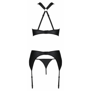 Set Din Piele Passion Hima Negru S-M Thumb 3