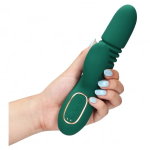 Loveline Rabbit: Penetrare Ritmică, Încălzire 42°C Verde Thumb 1
