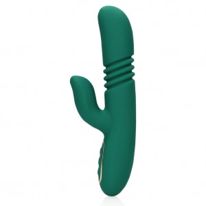 Loveline Rabbit: Penetrare Ritmică, Încălzire 42°C Verde Thumb 3