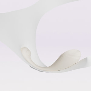 ZALO DEYA Vibrator Purtabil cu Telecomandă și Suctiune Ivory Alb Thumb 7