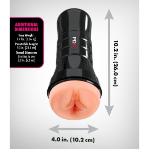 Wet Luscious Lips XXL Masturbator Anatomic Auto Umed Thumb 4