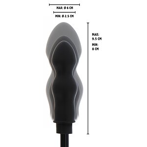 Hidden Desire Plug Inflabil Negru – Extindere 2.5–6 cm Thumb 5