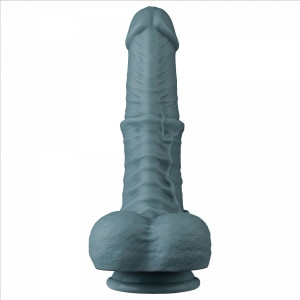 Vibrator Realist Lovetoy Nature Layer 3 Moduri Reîncărcabil Gri Thumb 3