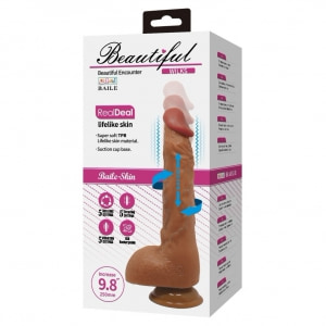Debra Wilks 25cm Rotativ cu Vibrații și Ventuză Thumb 8