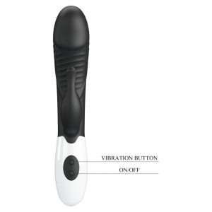 Pretty Love Rasmussen – Stimulator Dublu, 30 Moduri Negru Thumb 1