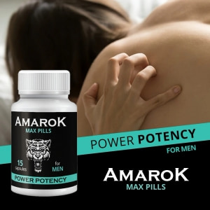 Amarok Max Plus Erecție Puternică 15 capsule Thumb 1