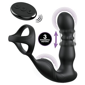 Anal Fantasy Elite Slide Glide 10 Funcții Reîncărcabil Negru